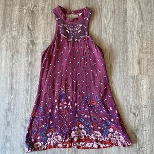 Sleeveless Floral Dress